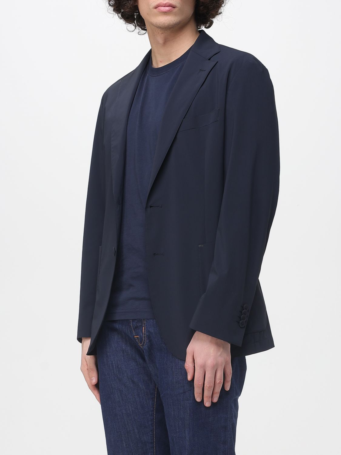 Jacket Men color Blue