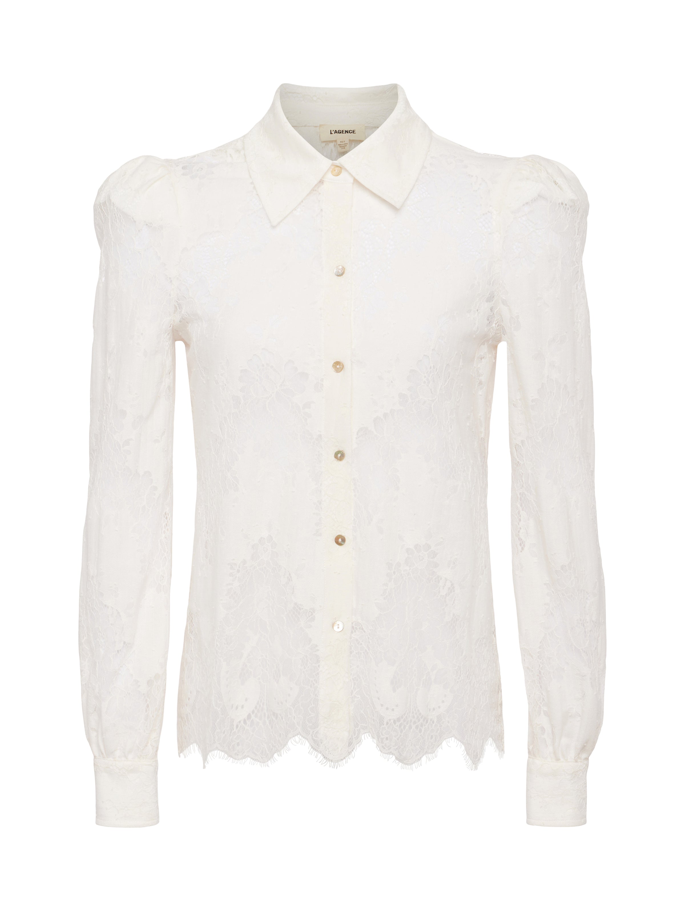 Jenica Lace Blouse Top In Ivory