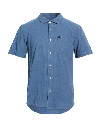 Man Shirt Blue Size M Cotton