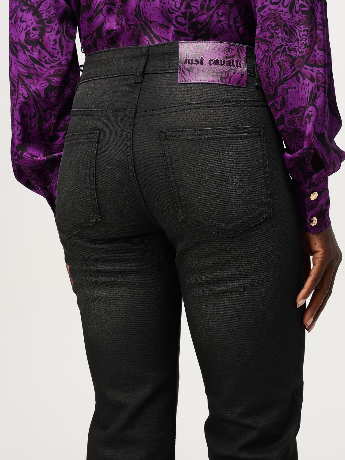 Coated skinny jeans - Black