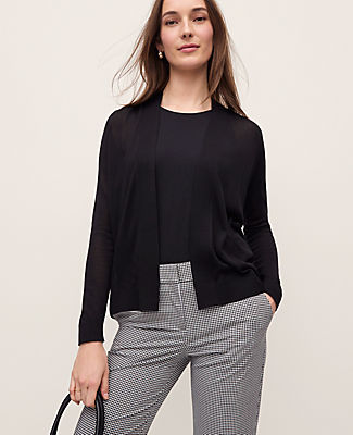 Ann Taylor Lightweight Open Cardigan