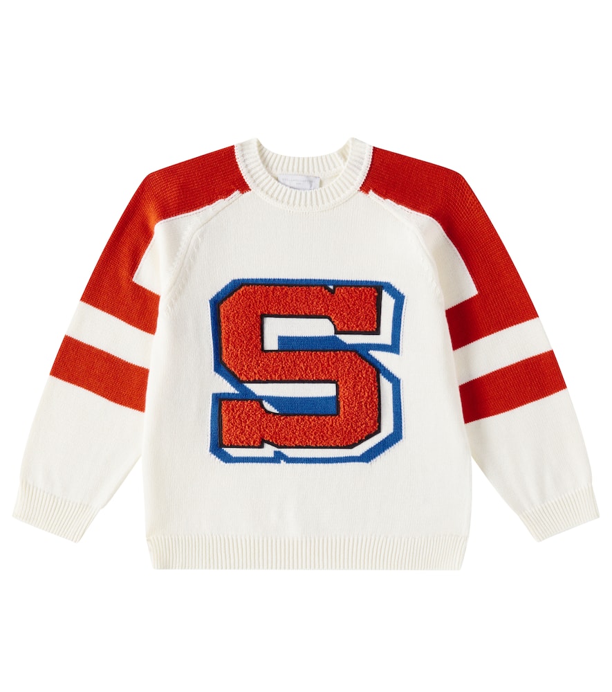Stella McCartney Kids Embroidered cotton sweater