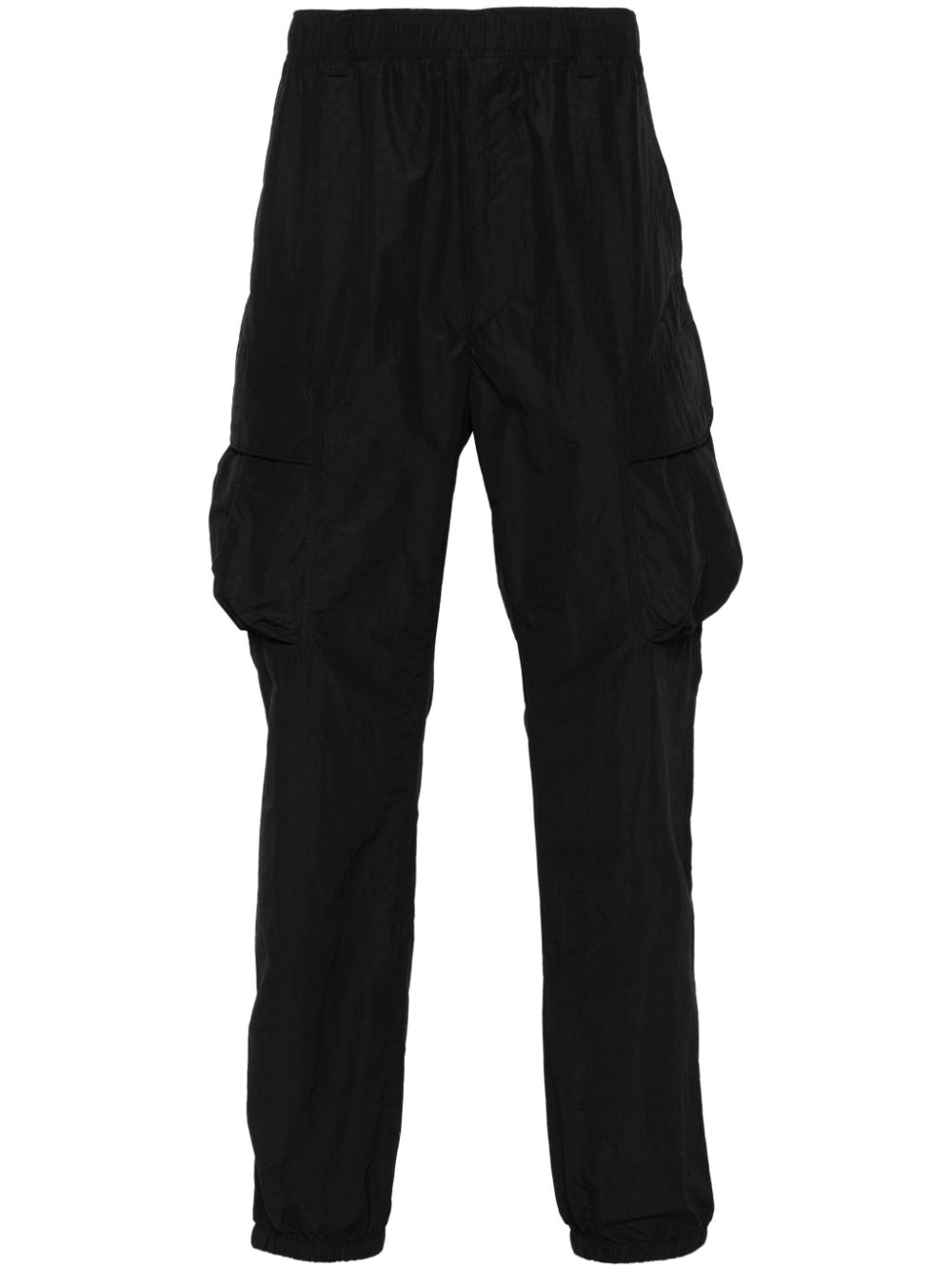 Edmund shell tapered trousers - Black