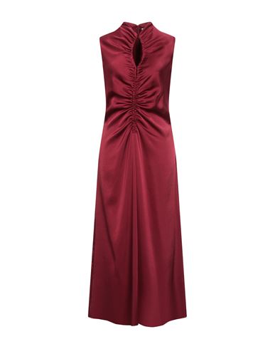 Woman Maxi dress Burgundy Size 2 Polyester