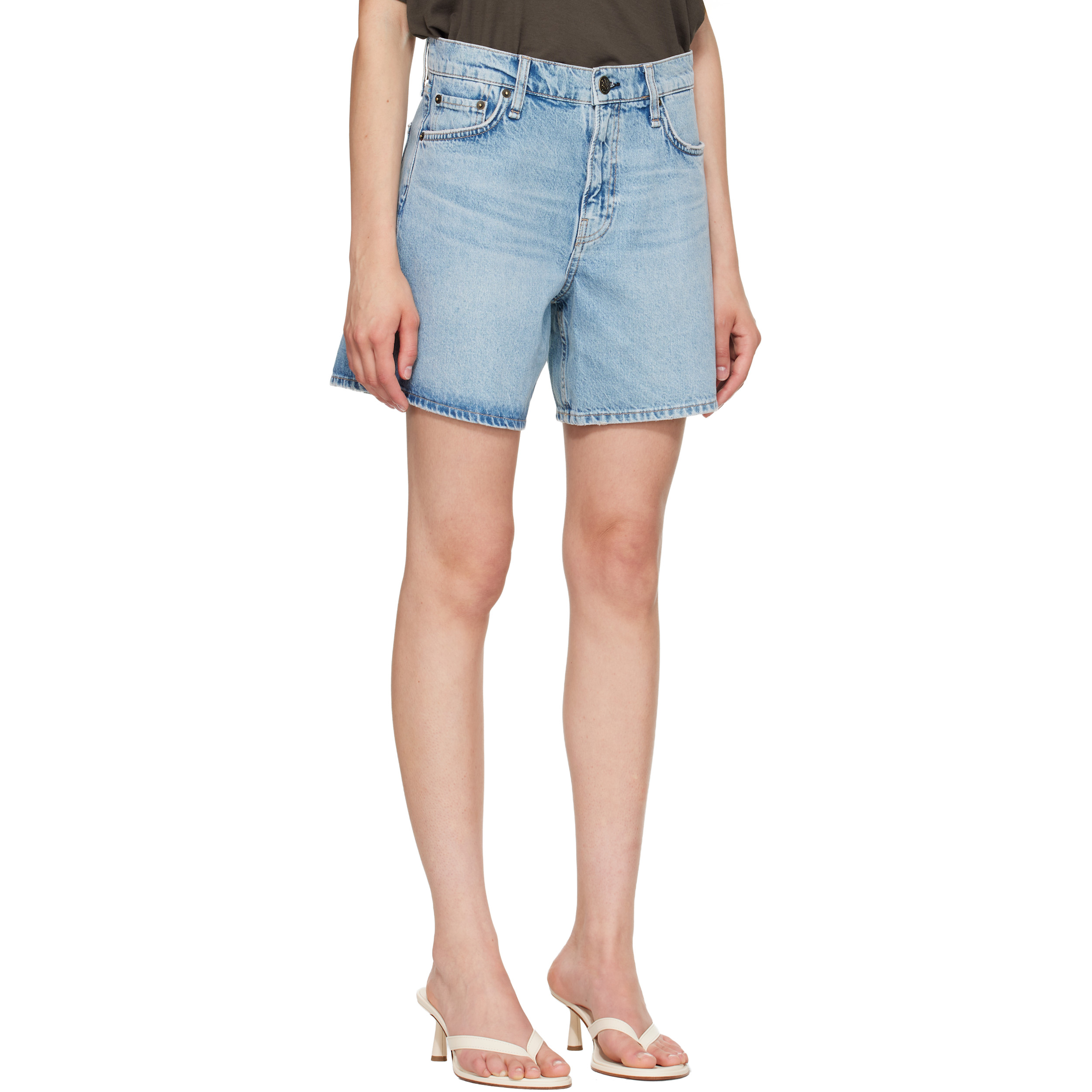 Blue Kaia Denim Shorts