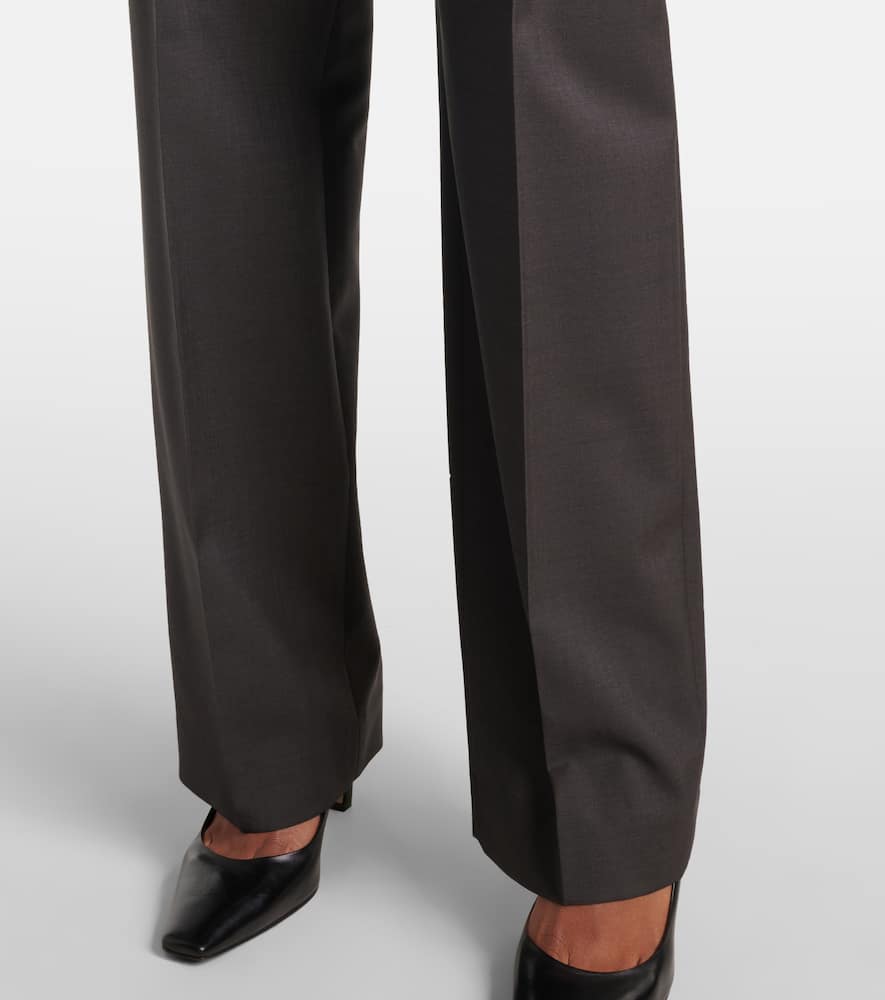 Mikkela high-rise wool and mohair pants