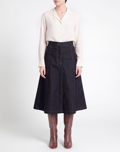 Woman Denim skirt Blue Size 2 Cotton