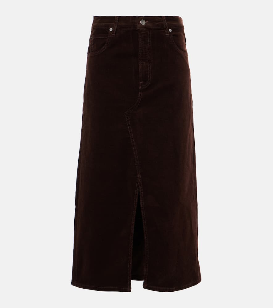 The Cord corduroy midi skirt
