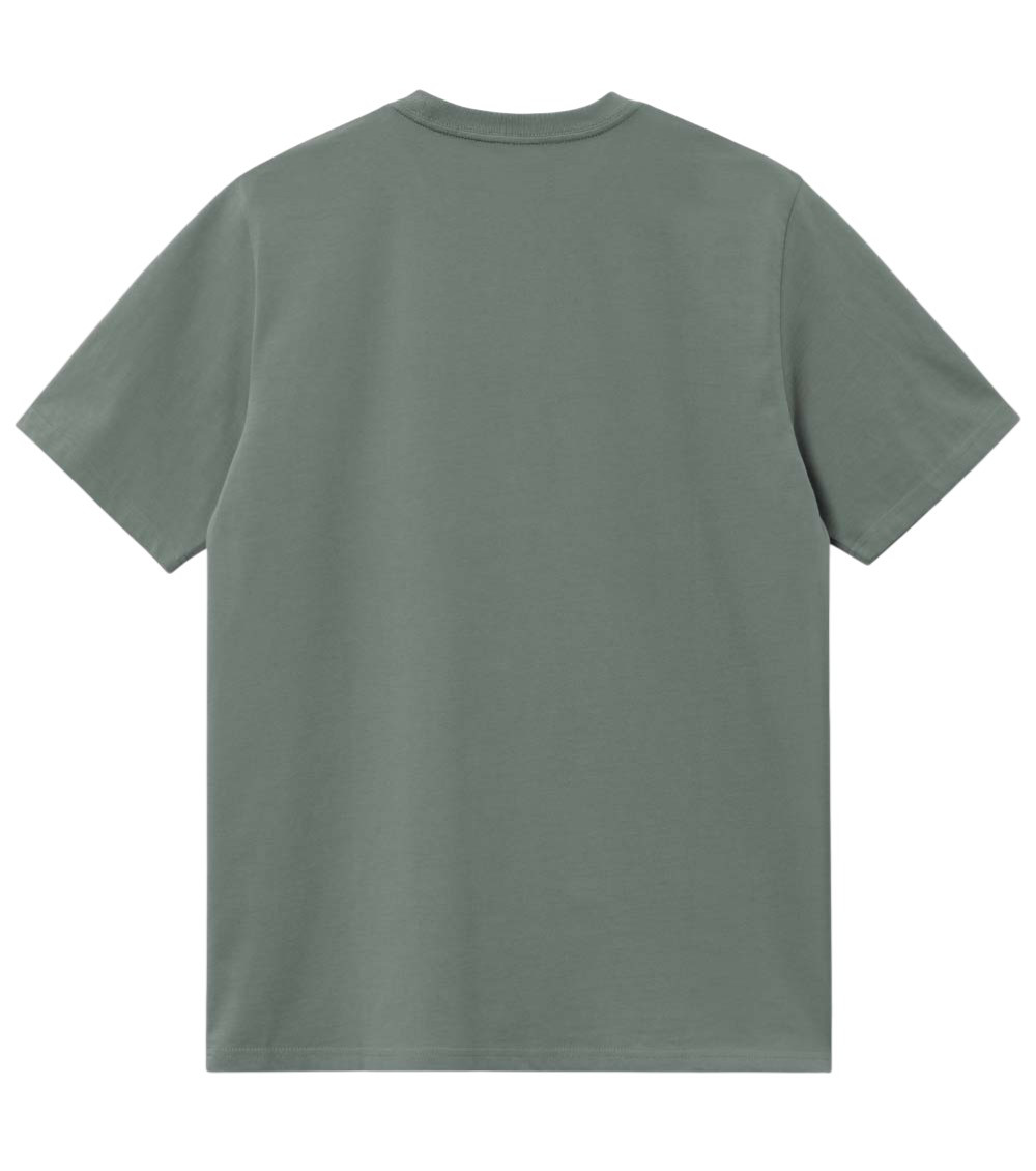 Dark Green COTTON T-SHIRT WITH LOGO