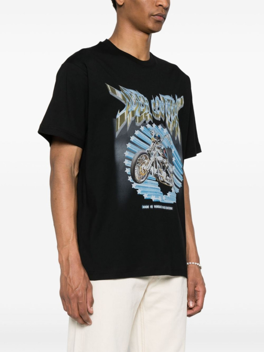 Black Printed T-shirt