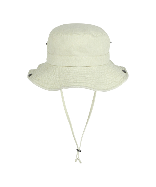 WASHED SAFARI BUCKET HAT YELLOW