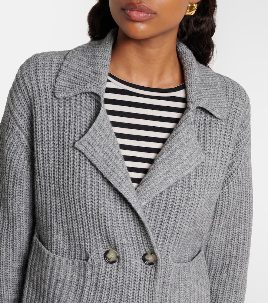 Cotton and cashmere cardigan