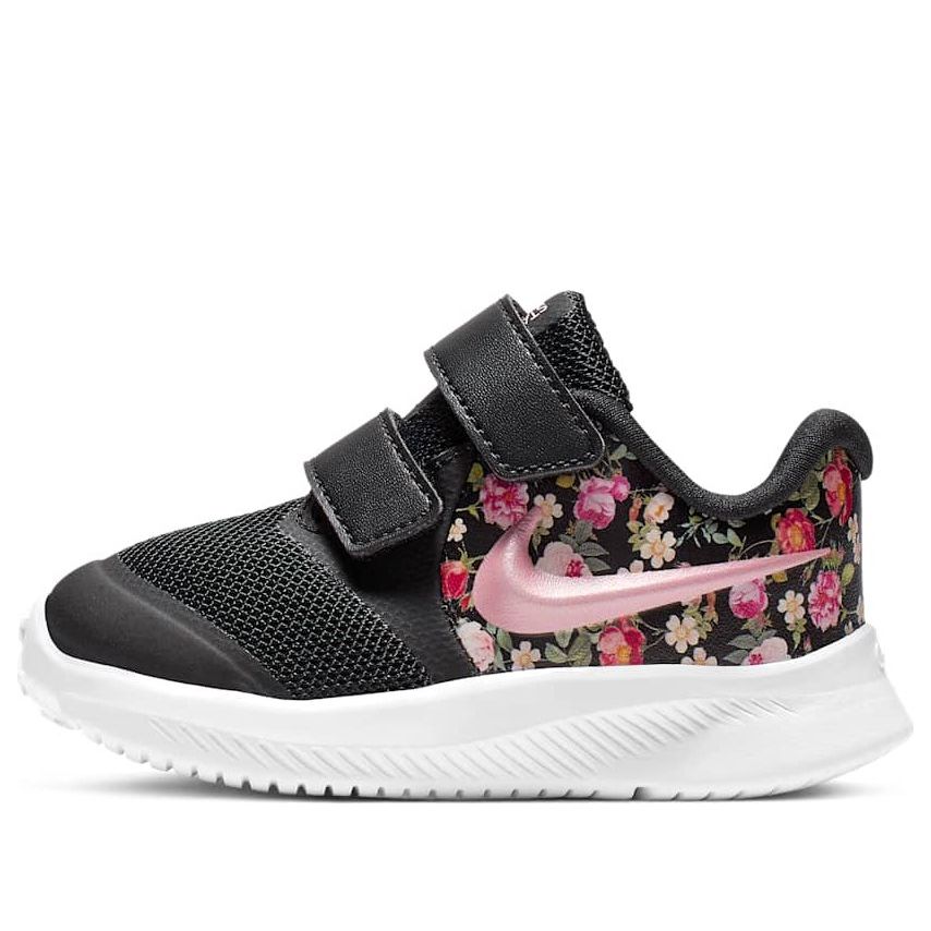 (TD) Star Runner 2 Vintage FloralVelcro 'Pale Ivory'