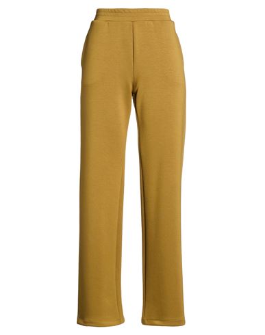 Woman Pants Mustard Size M Viscose, Polyester, Elastane