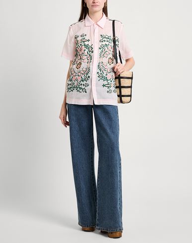 Paul & Joe Woman Shirt Pink Size XS Cotton