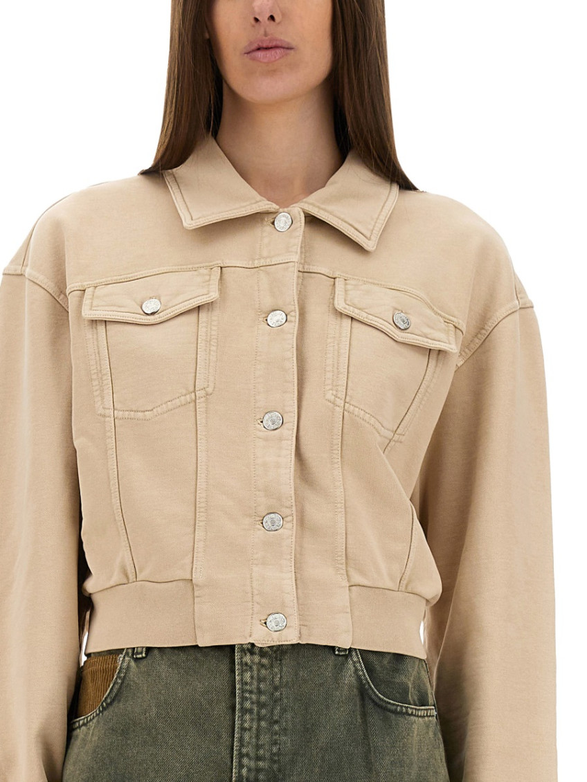 Moschino - "utility" jacket with chest pockets and collared neck