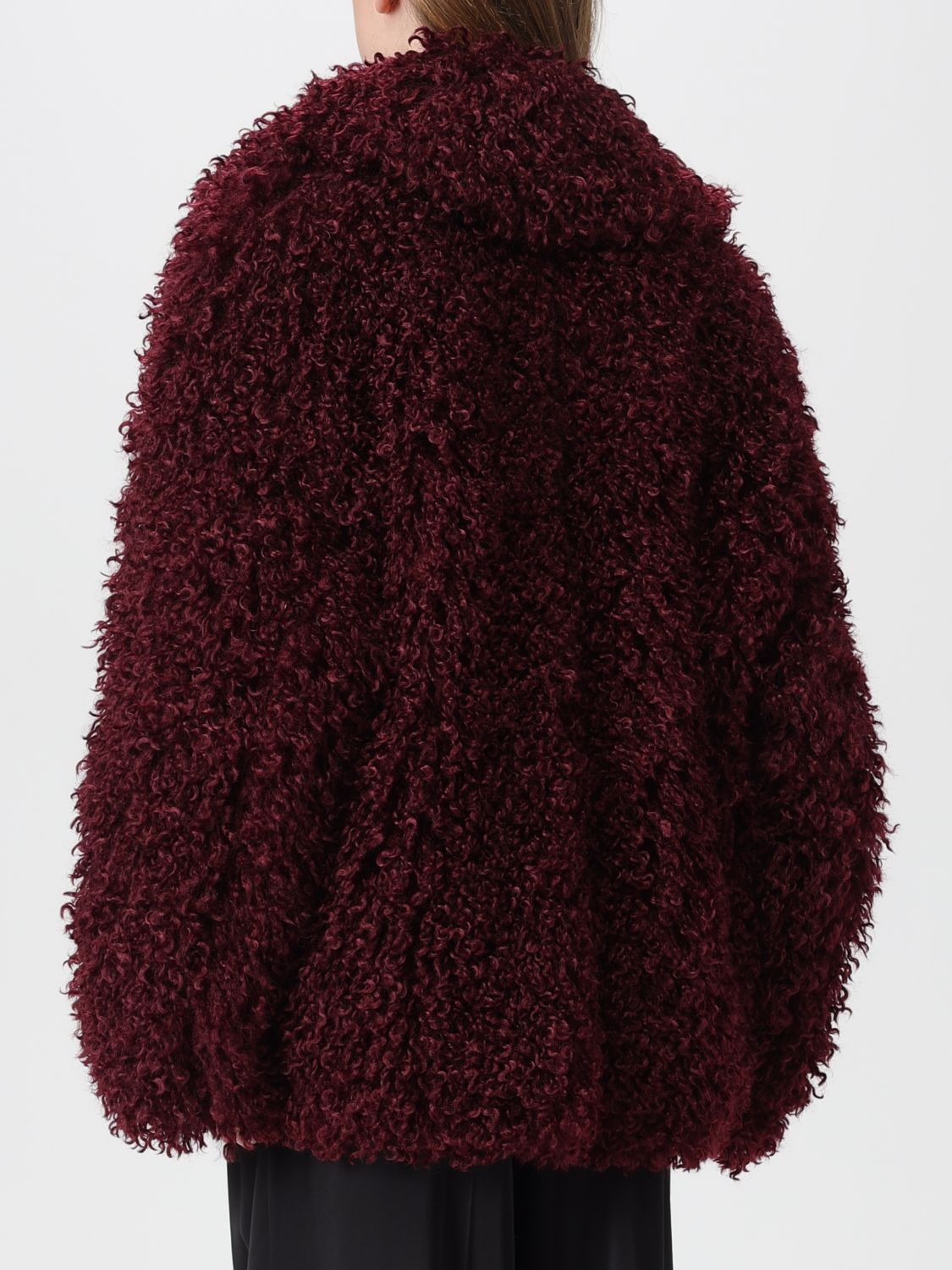 Fur Coats Woman color Brown