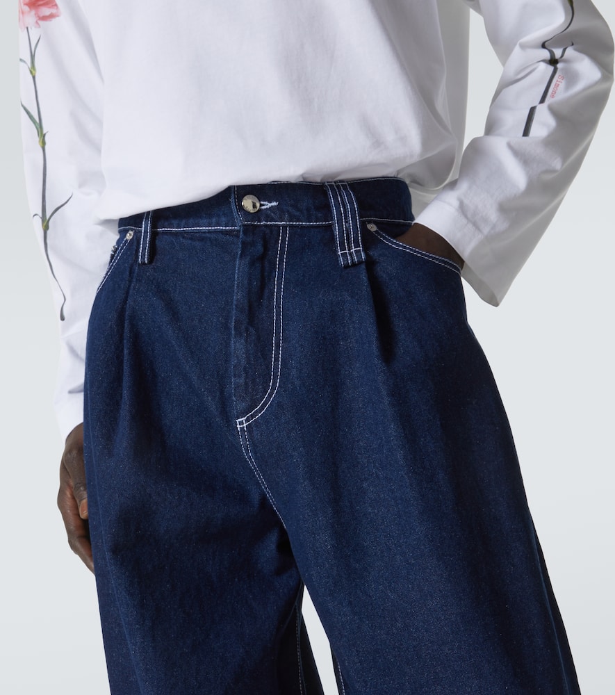 Simone Rocha Embellished wide-leg jeans