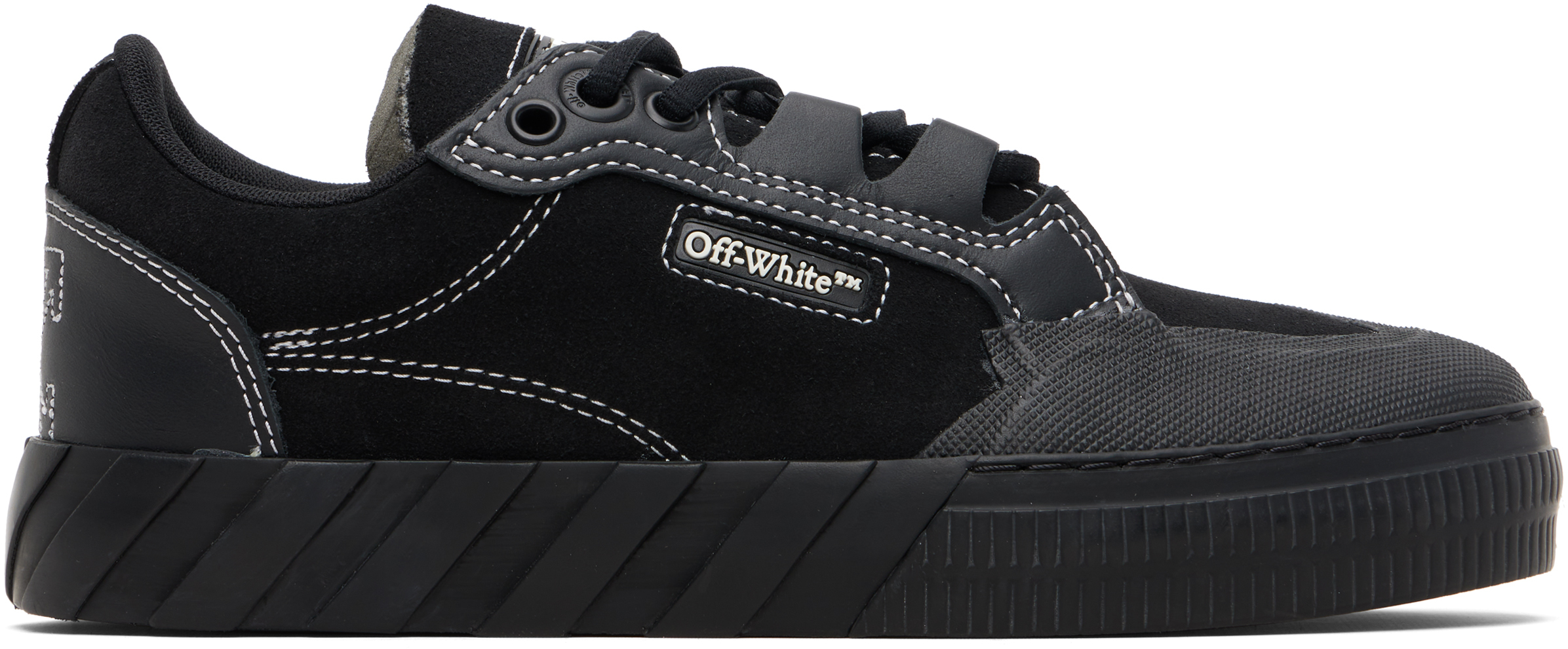 Black Vulcanized 779 Suede Sneakers