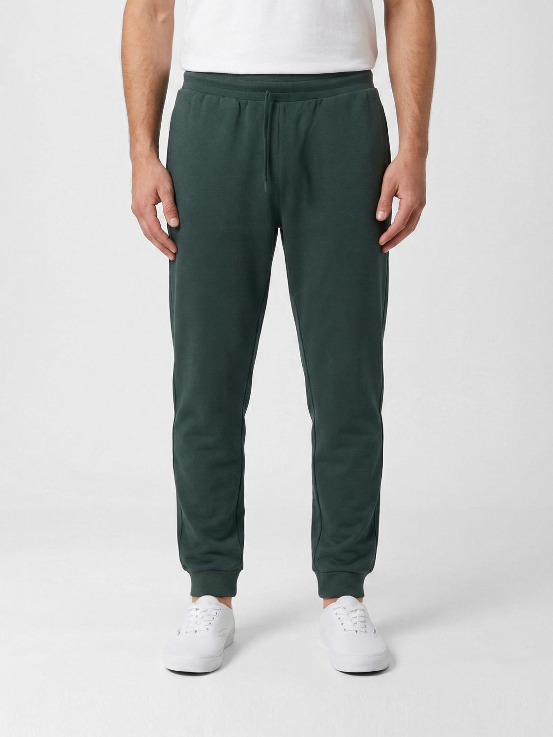 Pants Men color Green