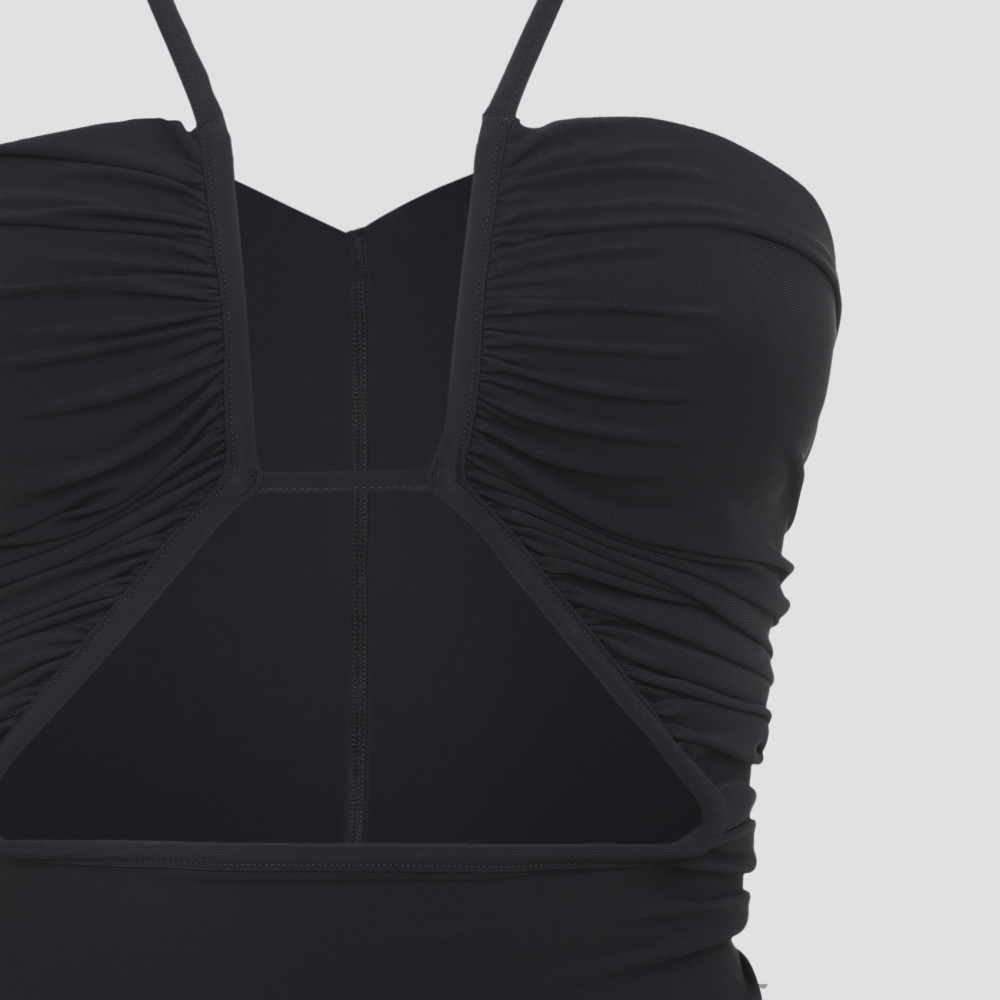 Black Halter-neck Swimsuit