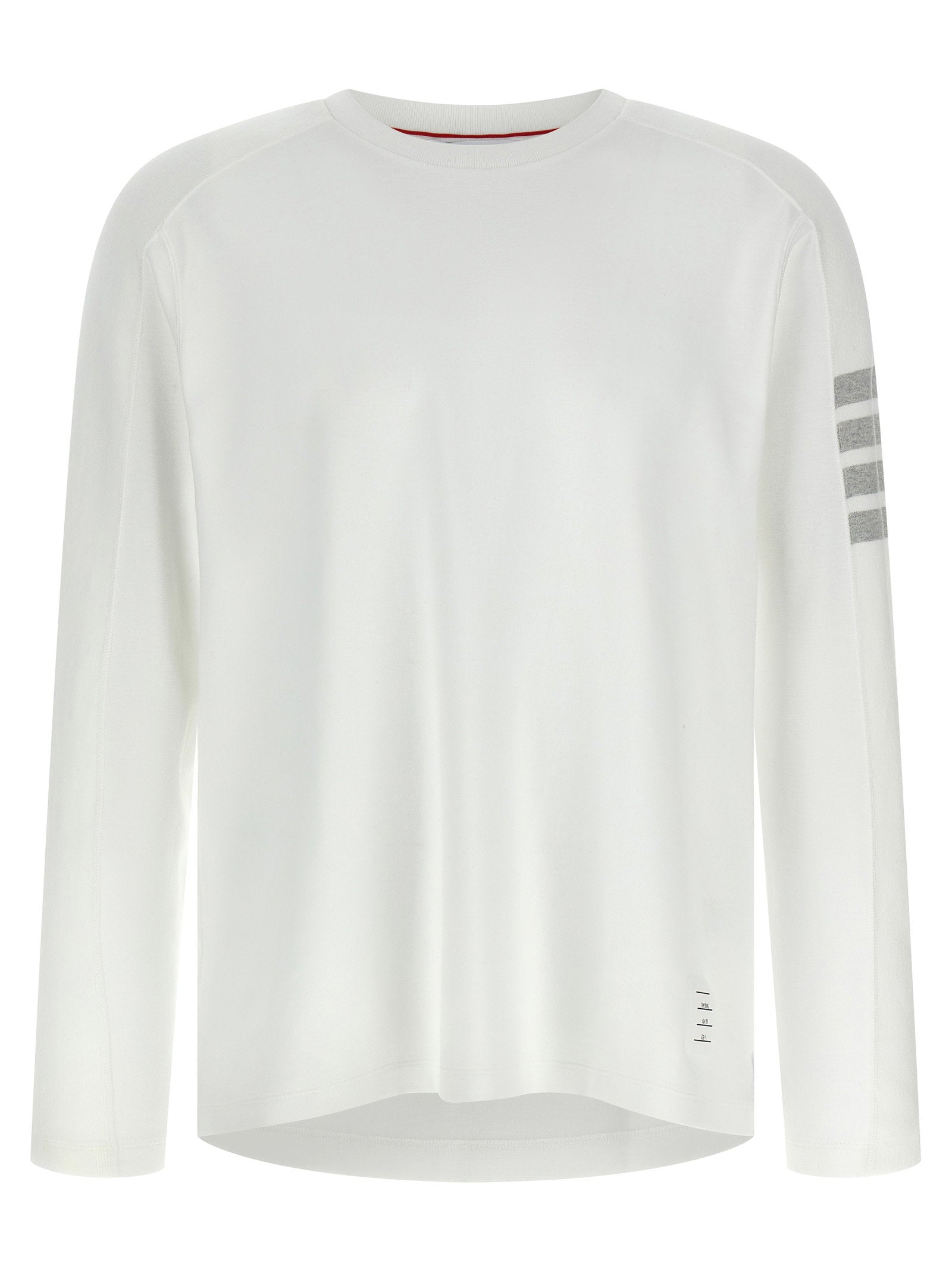 4-Bar Stripe Long-Sleeve T-Shirt — White