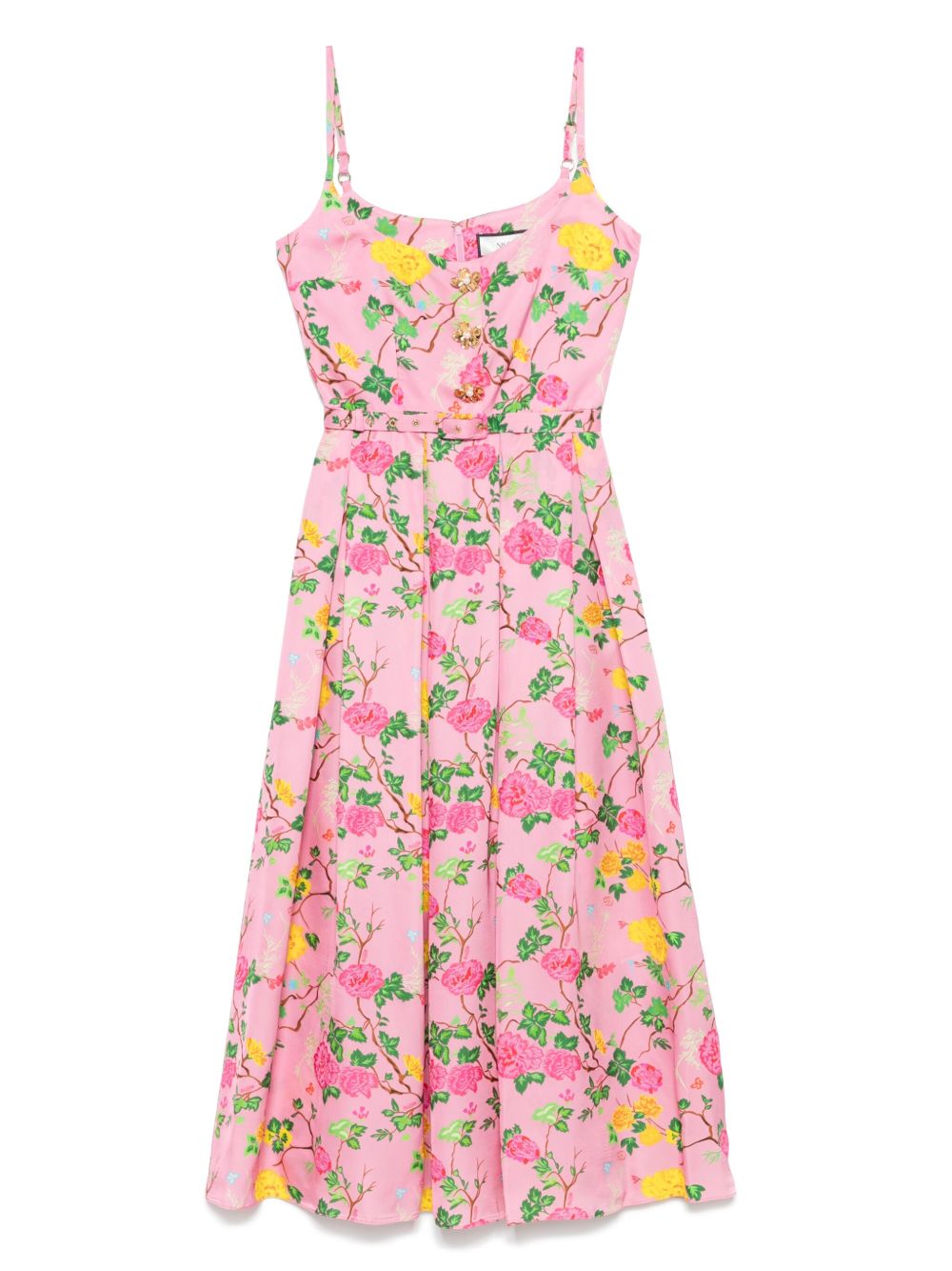 Floral-print dress - Pink