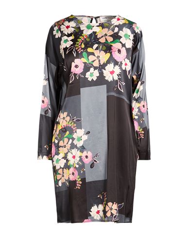Woman Mini dress Black Size 4 Viscose, Elastane