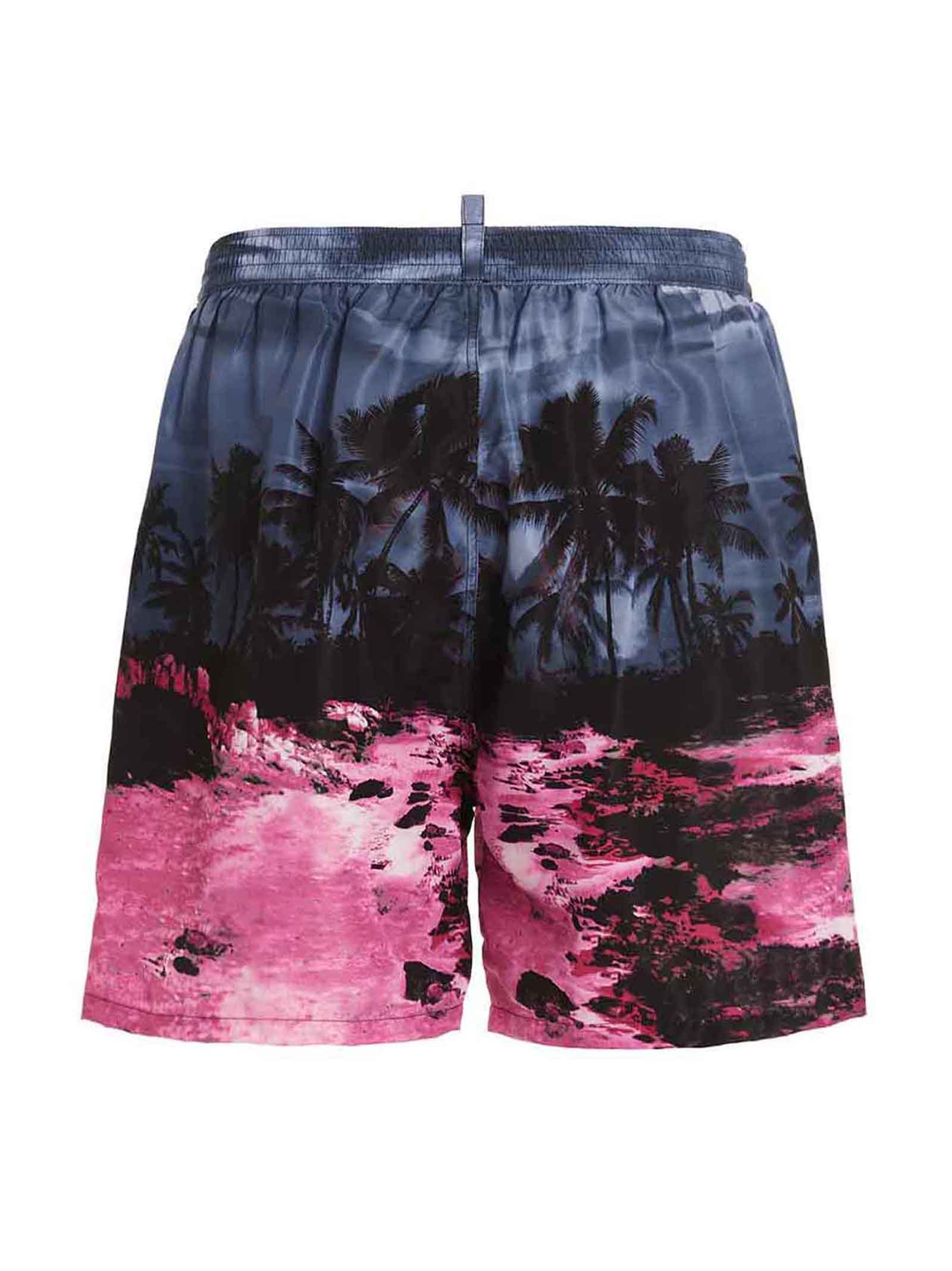 Logo Print Swimming Trunks
