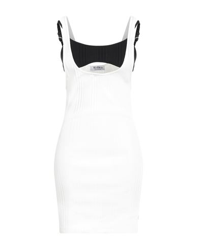 The Attico Woman Mini dress White Size 2 Cotton