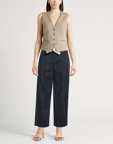 Woman Pants Midnight blue Size 8 Cotton, Elastane