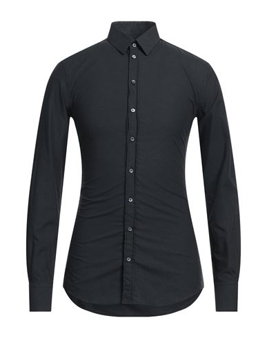 Man Shirt Black Size 15 Cotton