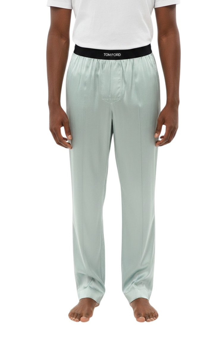 Sage Green Solid Pyjama
