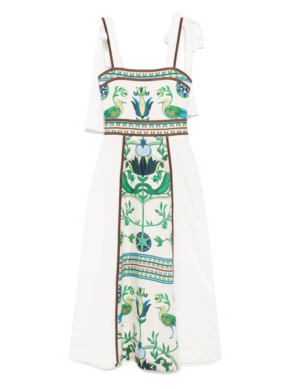 LUG VON SIGA Ornella midi dress - White