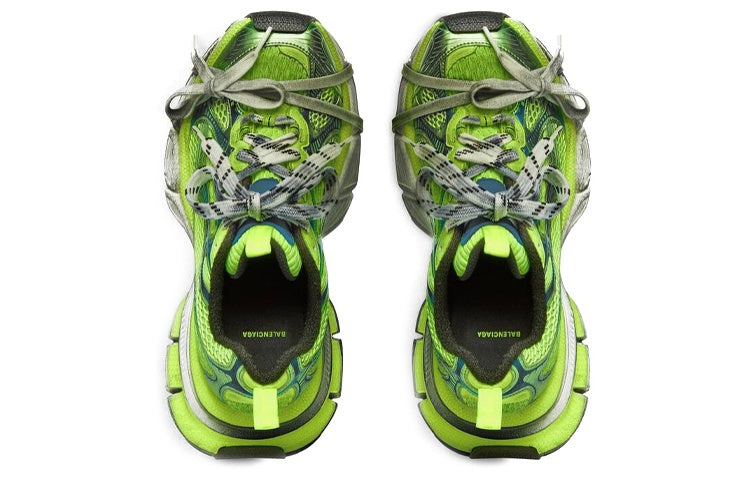 3XL Sneakers 'Fluorescent Green Mesh and Polyurethane'