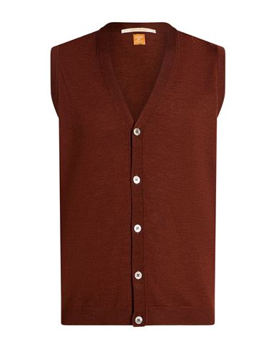 Man Cardigan Black Size 40 Merino Wool