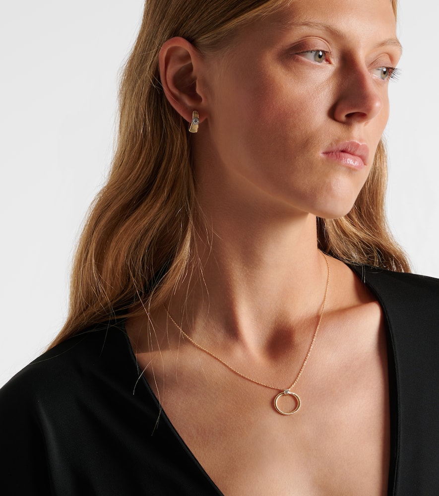 Prince 14kt gold necklace with diamonds