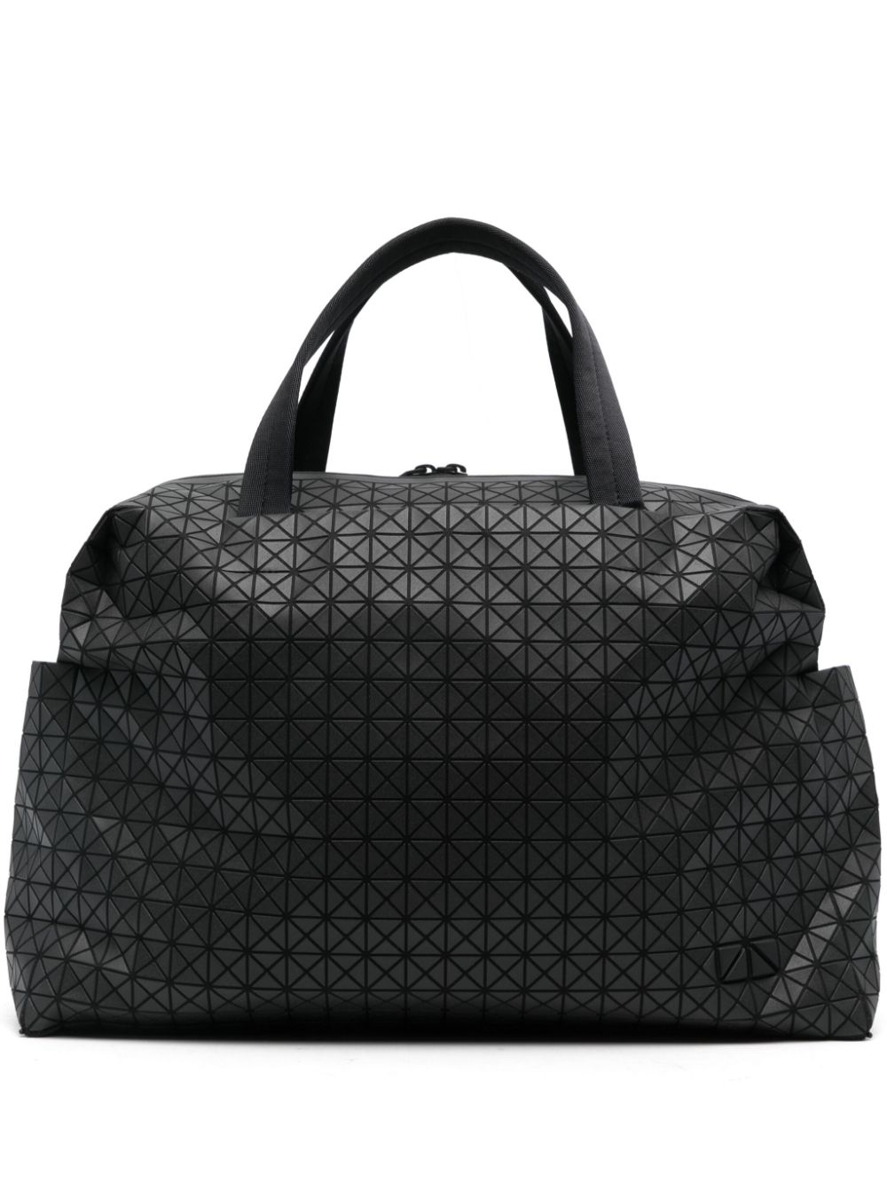 Geometric-panelled tote bag - Black