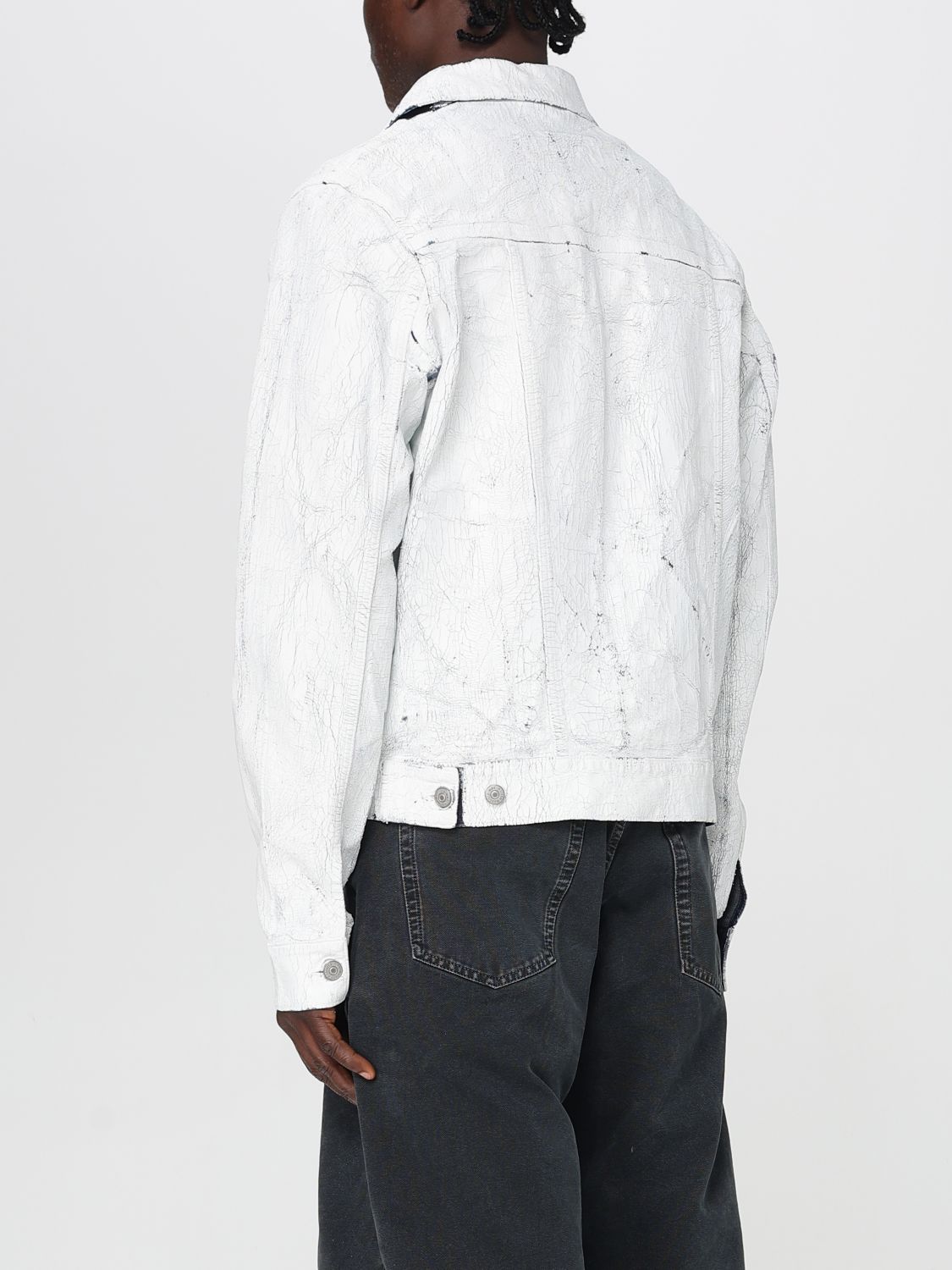 MM6 Maison Margiela coated denim jacket - White