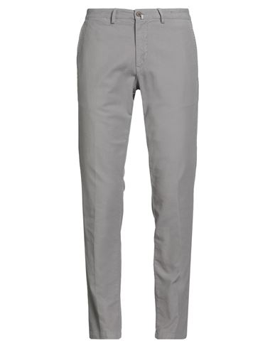 Man Pants Light grey Size 44 Cotton, Elastane