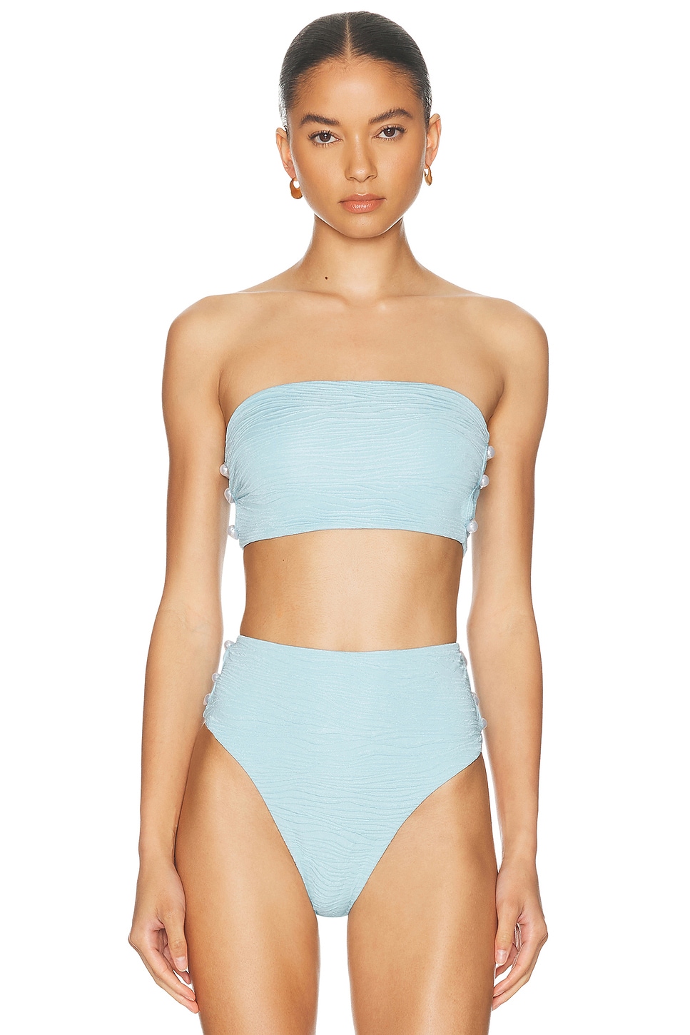 La Porte BIKINI-OBERTEIL ROBBIN in Himmelblau - Baby Blue. L also in M