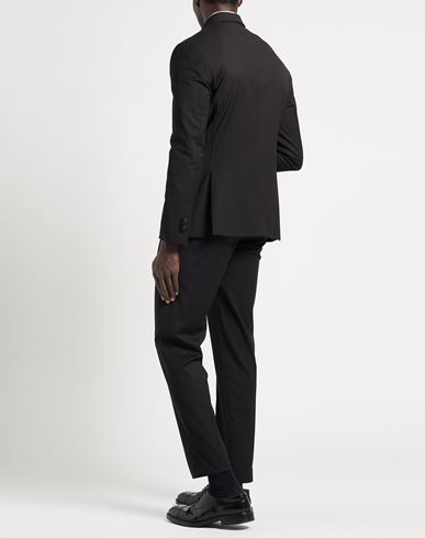 Man Suit Black Size 40 Polyester, Viscose, Elastane