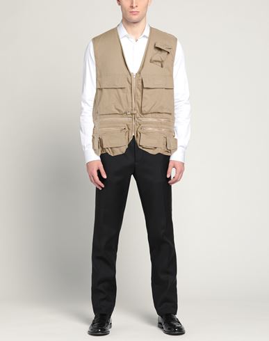 Man Vest Military green Size L Cotton