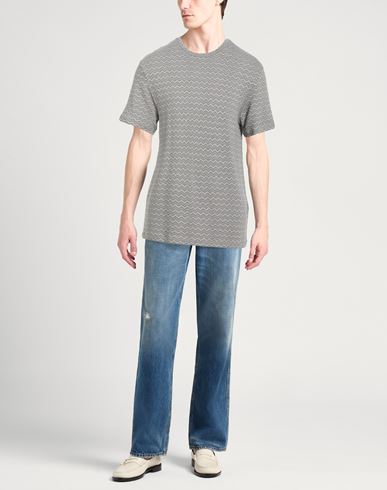 Man Sweater Light grey Size 38 Viscose, Elastane