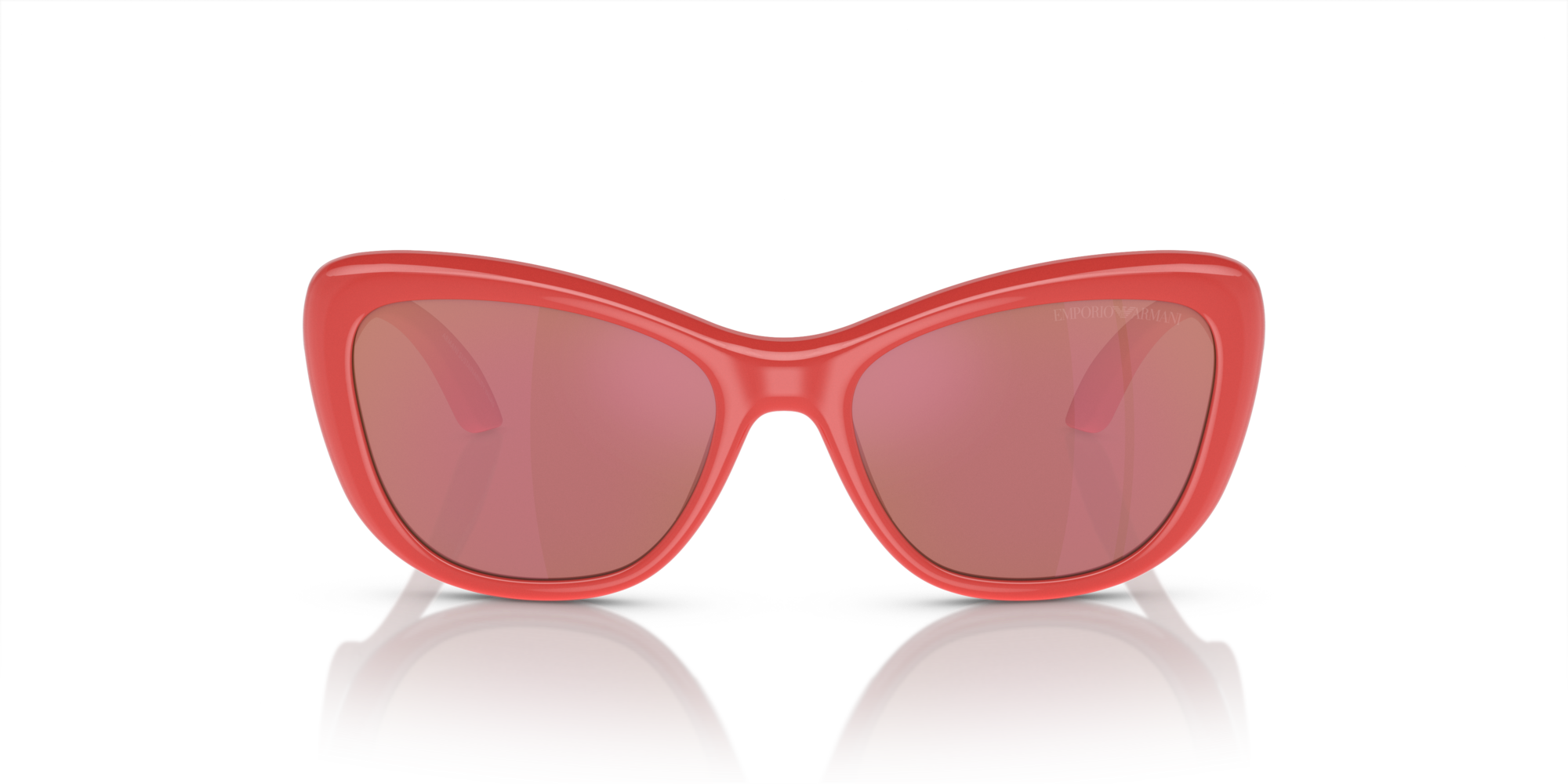 Emporio Armani Kid Emporio Armani EK4004 5624D0 Sunglasses Injected Pink Violet Butterfly Mirrored Mirror