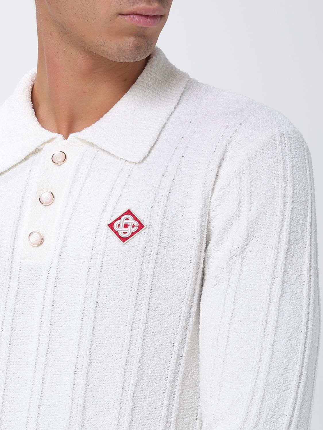 Polo Shirt Men color White