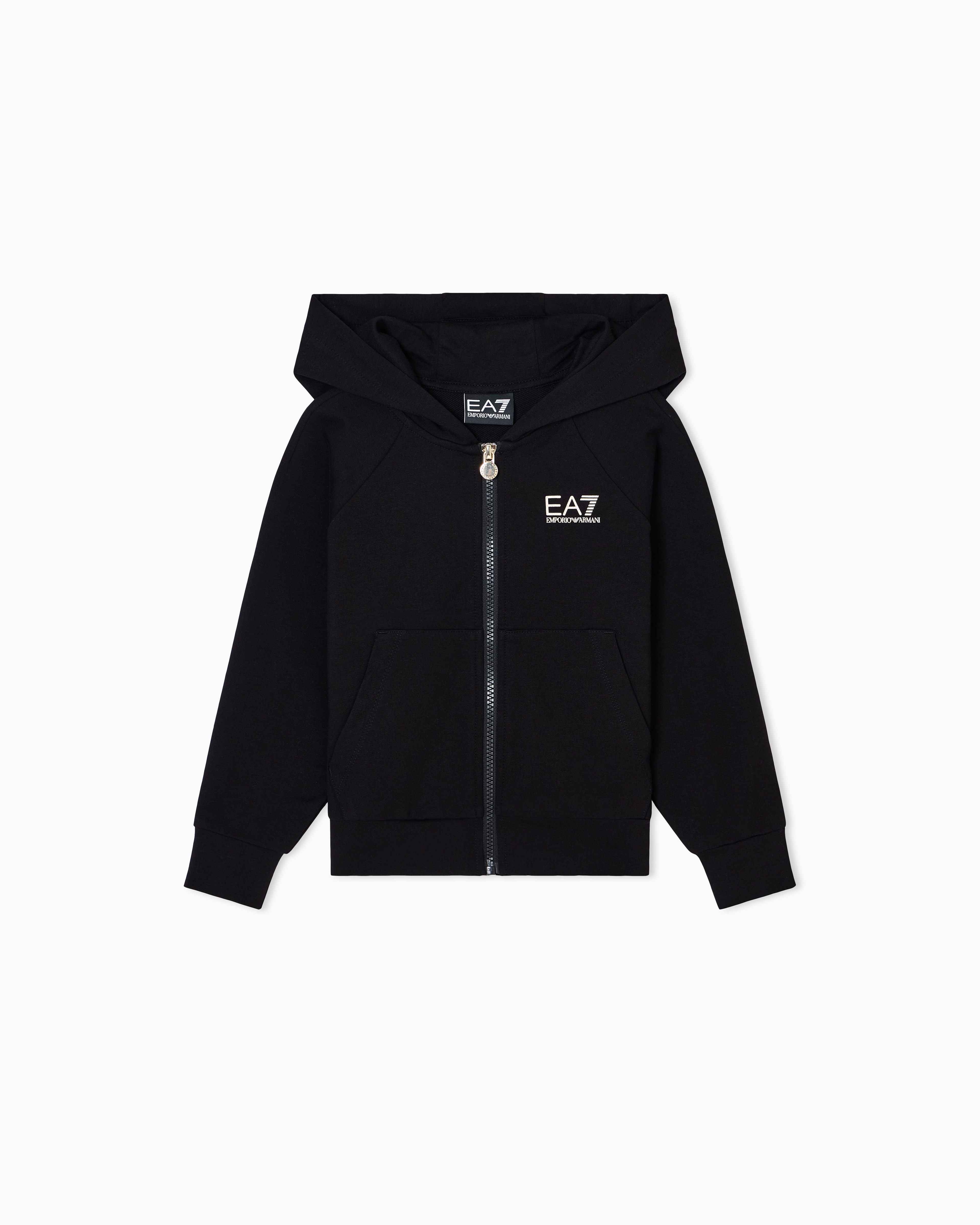 Core Identity Girl stretch-cotton hooded sweatshirt