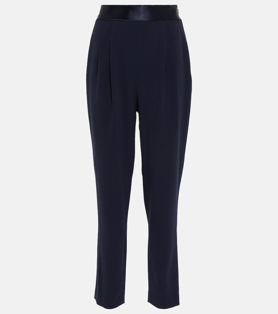 High-rise slim pants