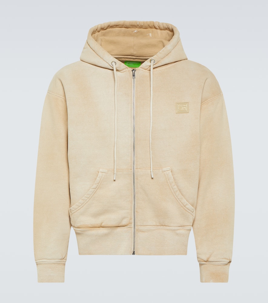 Cotton jersey hoodie