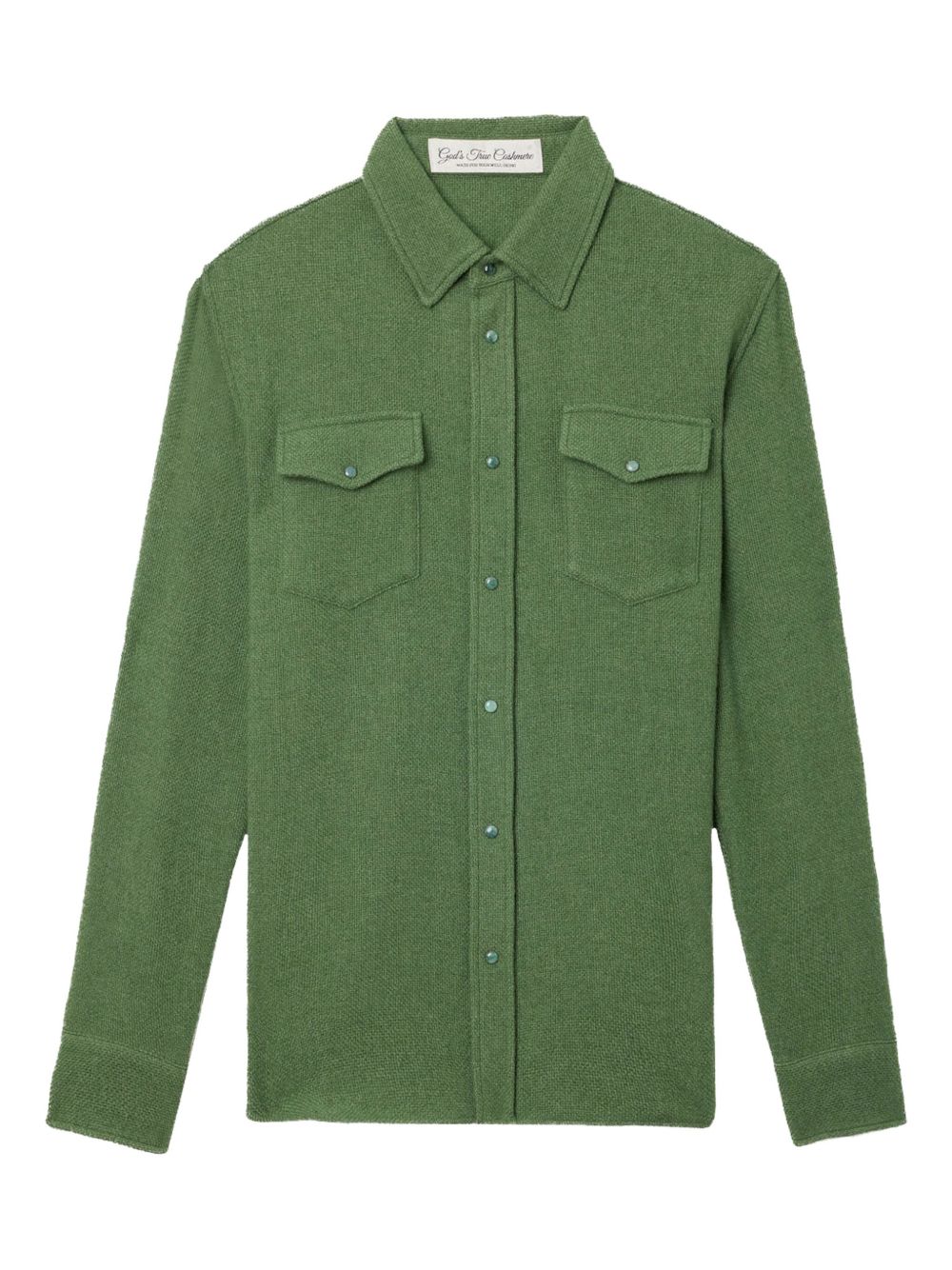 GOD'S TRUE CASHMERE cashmere shirt - Green
